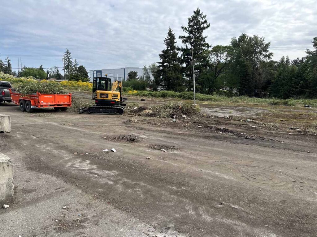 Excavation Service Job Tacoma, WA
