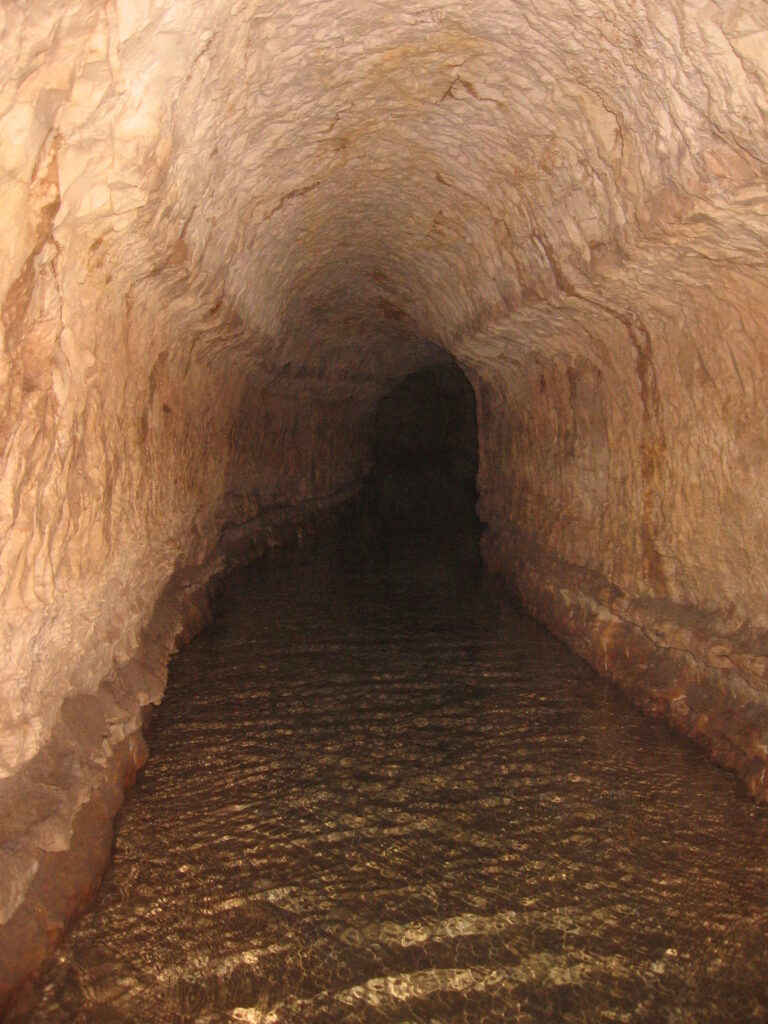 Roman tunnel example of soft digging in history