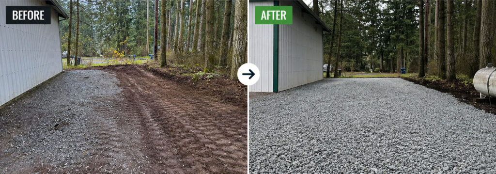 Jobsite before after images