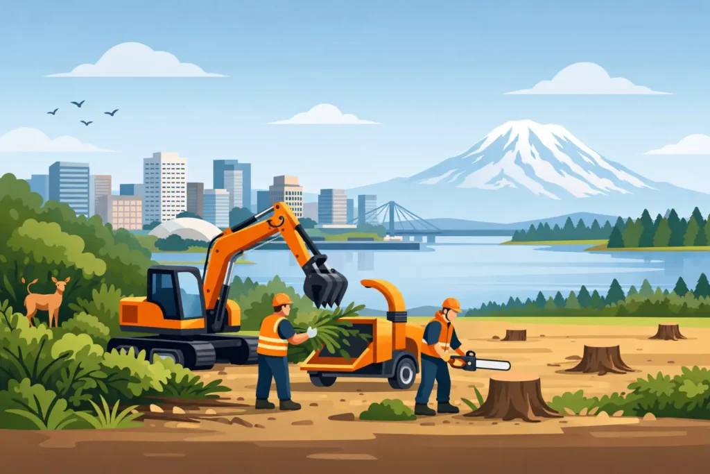 Cost to Clear Overgrown Land on Tacoma Properties