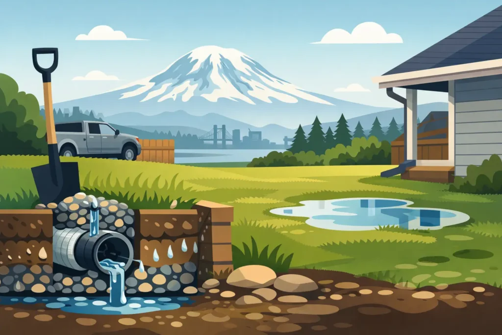 Do I Need a French Drain for My Tacoma Yard?
