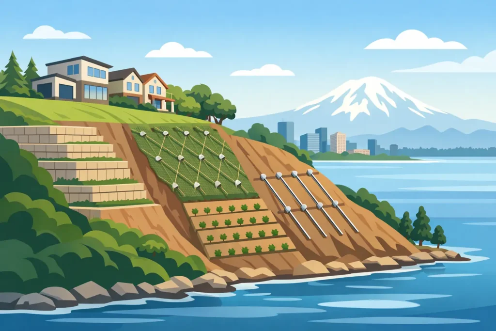 Slope Stabilization Methods for Tacoma Properties