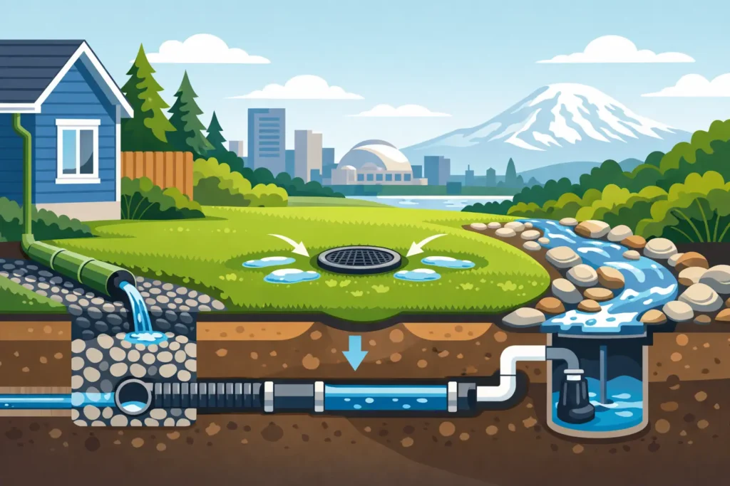 Yard Drainage Solutions Tacoma Homeowners Need