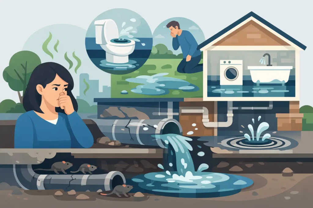 7 Signs of Sewer Backup You Shouldn’t Ignore