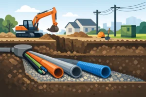 How to Install Utility Conduit Underground